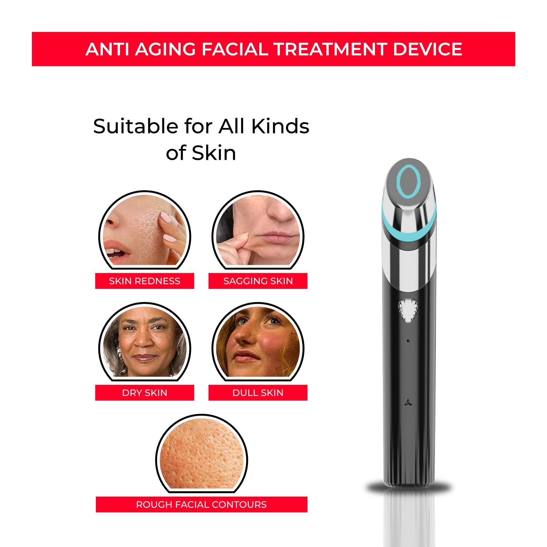 Microcurrent Skin Rejuvenation Device
