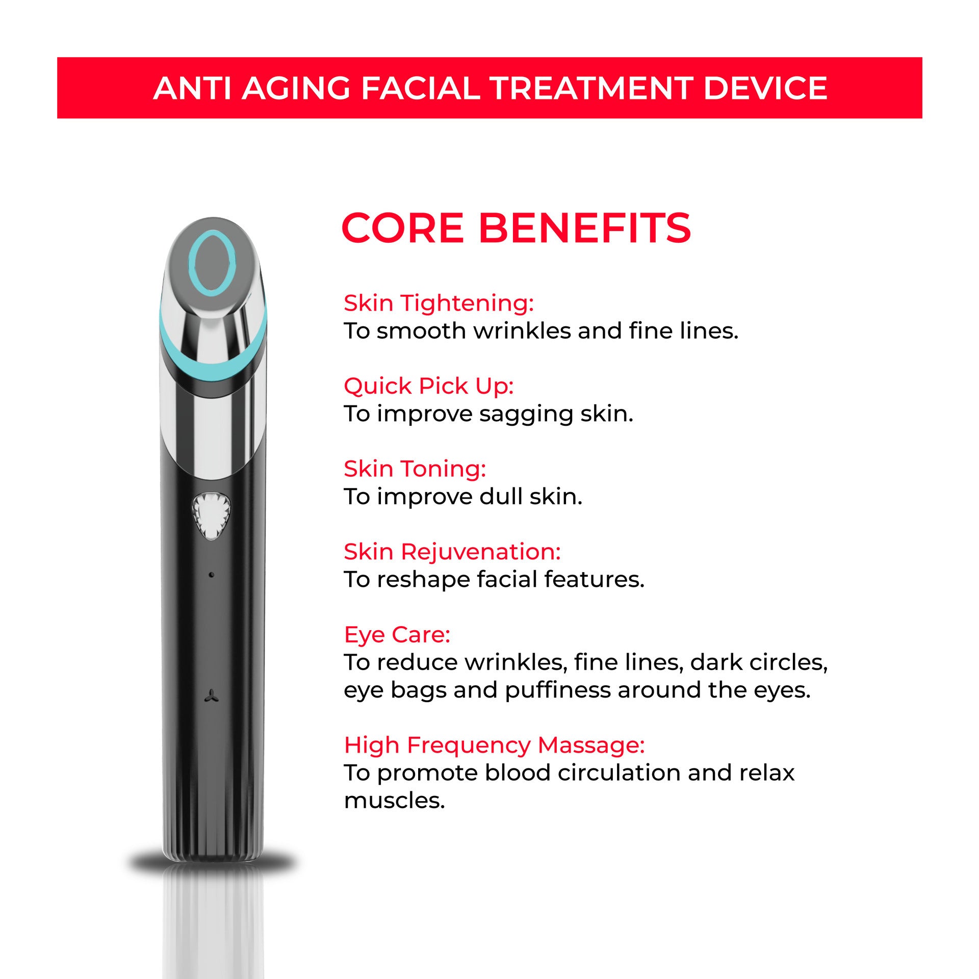 Microcurrent Skin Rejuvenation Device